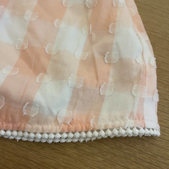 Baby Girl's Joie Size 24M Gingham Woven Swiss Dot Top Headband Set - Picture 2 of 7